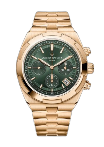 Overseas Chronograph Pink Gold / Green