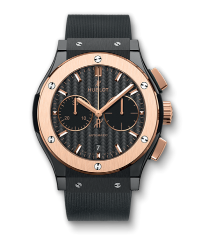 Classic Fusion 45 Chronograph Ceramic - King Gold / Black