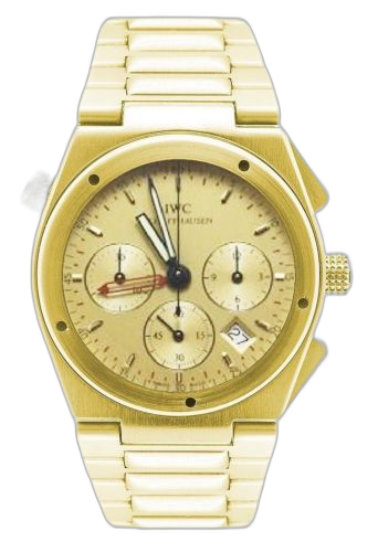 Ingenieur Mecaquartz Chronograph Alarm Yellow Gold / Champagne / Bracelet
