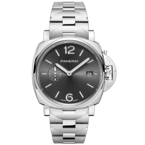 Luminor Due 42 Automatic Stainless Steel / Grey / Bracelet