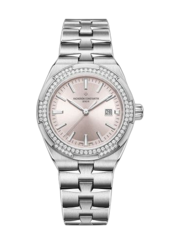 Overseas Automatic 35 Stainless Steel - Diamond / Silver / Bracelet