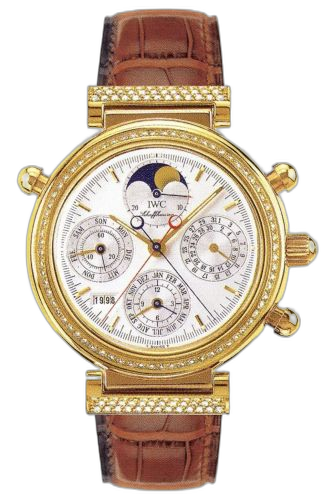 Da Vinci Perpetual Rattrapante Yellow Gold / Diamond / Silver / English