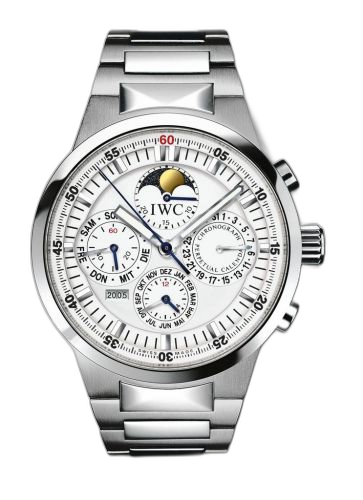 GST Perpetual Calendar Stainless Steel / White / German