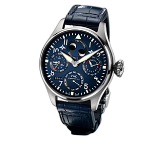 Big Pilot Perpetual Calendar White Gold / Blue / Bucherer