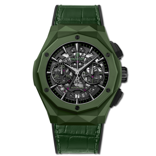 Classic Fusion 45 Aerofusion Chronograph Orlinski Green Ceramic