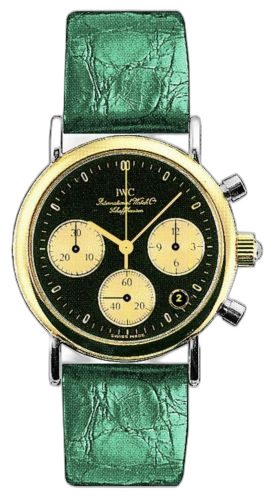 Portofino Lady Chronograph MecaQuartz Stainless Steel / Yellow Gold / Black / Alligator
