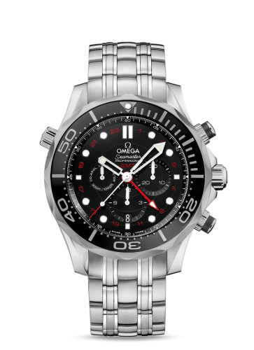 Seamaster Diver 300M Co-Axial 44 GMT Chronograph Stainless Steel / Black / Bracelet