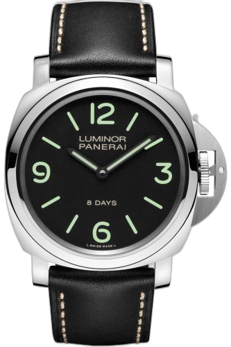 Luminor Base 44 8 Days Stainless Steel / Black