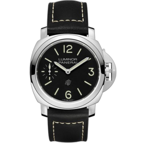 Luminor 44 Logo 3 Days Stainless Steel / Black