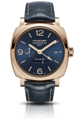 Radiomir 1940 10 Days GMT Oro Rosso Boutique Blue