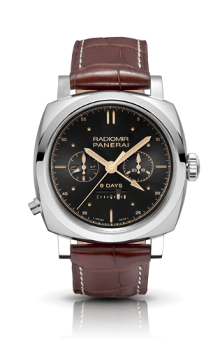 Radiomir 1940 Chrono Monopulsante Left-Handed 8 Days Oro Bianco