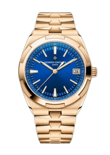 Overseas Date Pink Gold / Blue