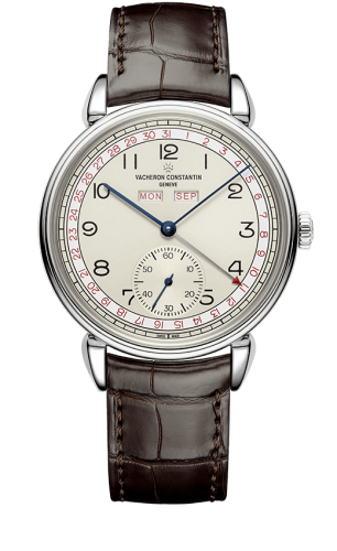 Historiques Triple Calendrier 1942 Stainless Steel / Silver / Burgundy