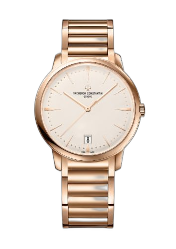 Patrimony 36mm Self-Winding Pink Gold / Silver / Bracelet