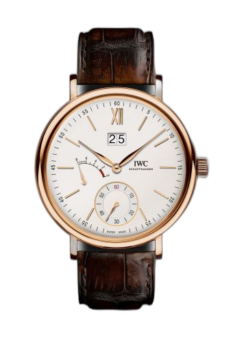 Portofino Hand-Wound Big Date Red Gold