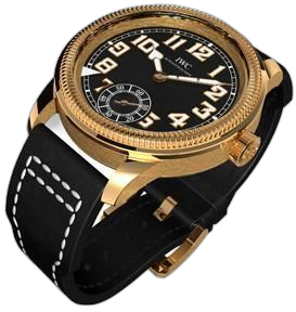Vintage Pilot’s Watch Hand-Wound 1936 Rose Gold / Black / Sincere