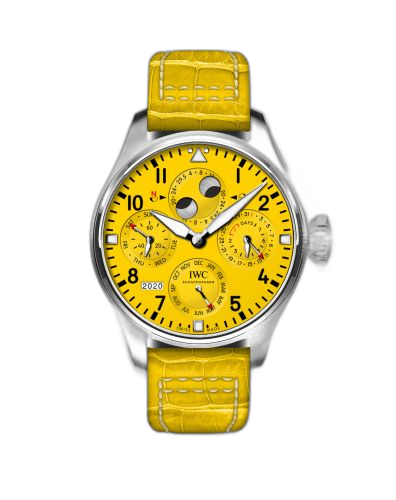 Big Pilot's Watch Perpetual Calendar Platinum / Yellow