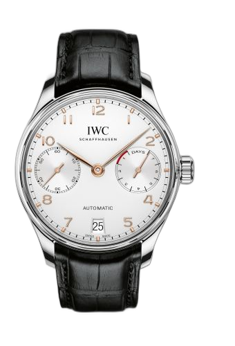 Portugieser Automatic 5007 Stainless Steel / Silver - Gold Numerals