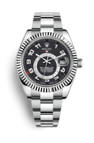 Sky-Dweller White Gold / Black