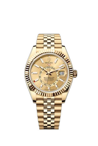 Sky-Dweller Yellow Gold / Champagne / Jubilee