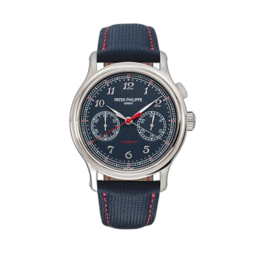Monopusher Chronograph 5470 Platinum / Blue