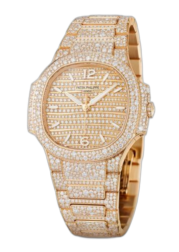 Nautilus 7118 Rose Gold / Random Pavé