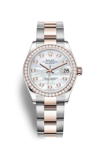 Datejust 31 Stainless Steel/ Rose Gold / Diamond / MOP / Oyster