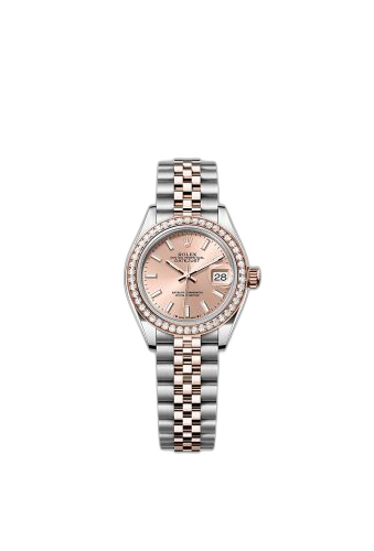 Lady-Datejust 28 Stainless Steel / Rose Gold / Diamond / Rose / Oyster
