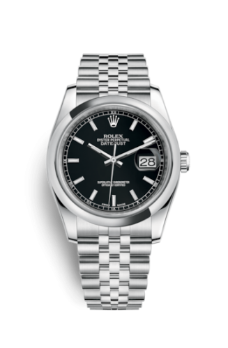 Datejust 36 Stainless Steel Domed / Jubilee / Black