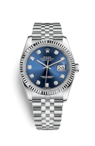 Datejust 36 Stainless Steel Fluted / Jubilee / Blue Diamond