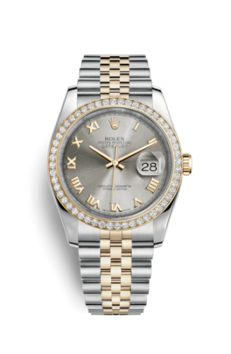 Datejust 36 Rolesor Yellow Diamond / Jubilee / Steel Roman