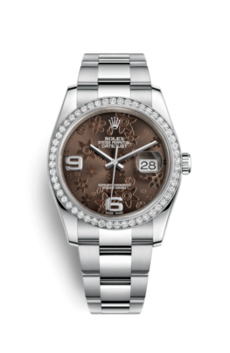 Datejust 36 Stainless Steel Diamond / Oyster / Bronze Floral