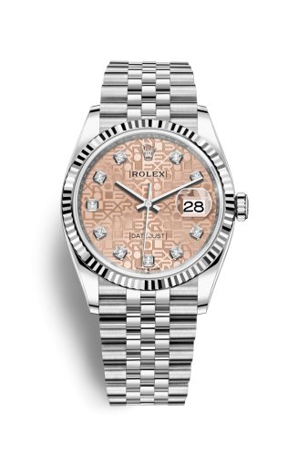 Datejust 36 Stainless Steel / Fluted / Pink Jubilee / Jubilee