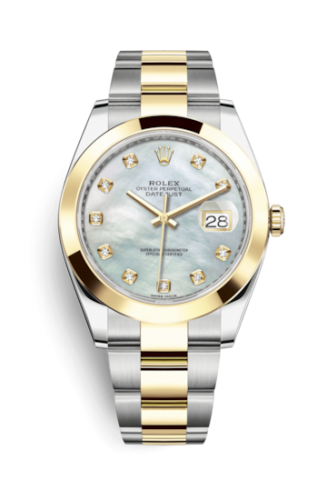 Datejust 41 Rolesor Yellow Smooth / Oyster / MOP