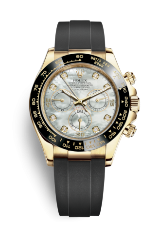Cosmograph Daytona Yellow Gold / Cerachrom / MOP-Diamond / Oysterflex