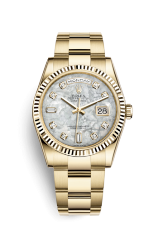 Day-Date 36 Yellow Gold Fluted / Oyster / MOP