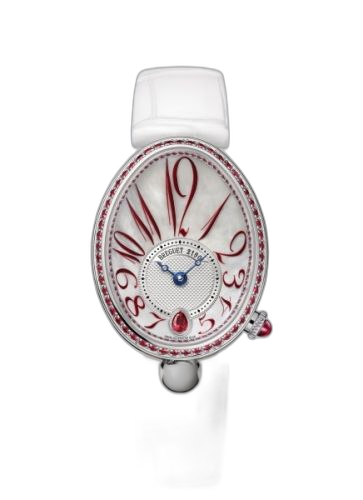 Reine de Naples 8918 White Gold - Rubies / MOP