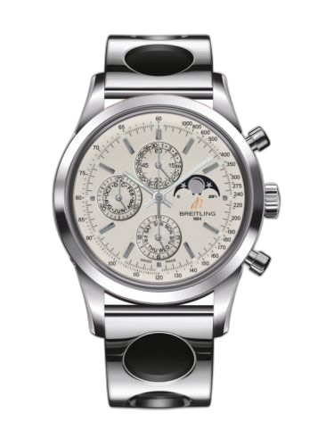 Transocean Chronograph 1461 Stainless Steel / Silver / Racer