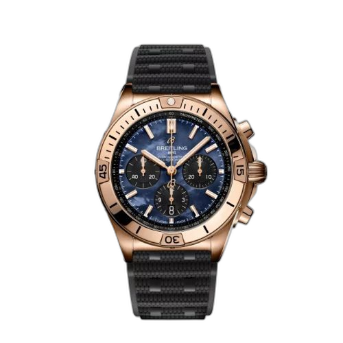 Chronomat B01 42 Red Gold / Blue MOP / Japan