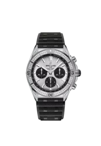 Chronomat B01 42 Stainless Steel - Diamond / Silver / Rubber