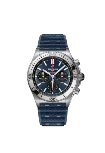 Chronomat B01 42 Stainless Steel / Blue / Rubber