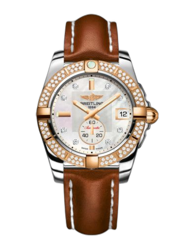 Galactic 36 Automatic Stainless Steel / Rose Gold / Diamond / Pearl Diamond / Calf