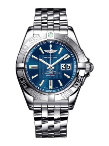 Galactic 41 Stainless Steel / Metallica Blue / Bracelet