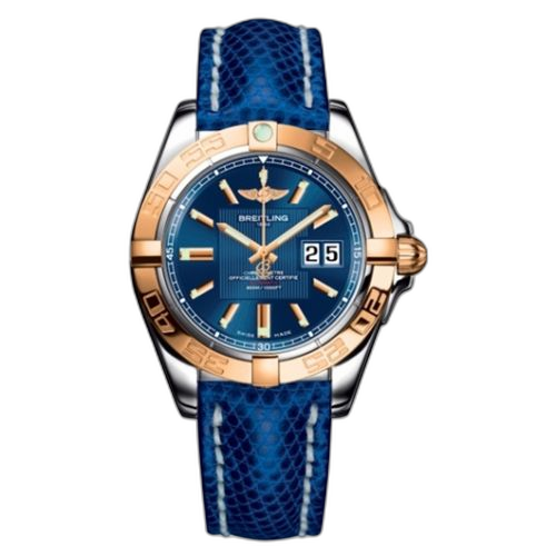 Galactic 41 Stainless Steel / Rose Gold / Metallica Blue / Teju
