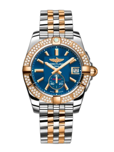 Galactic 36 Automatic Stainless Steel / Rose Gold / Diamond / Gun Blue / Bracelet