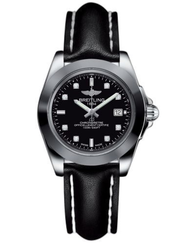 Galactic 32 Sleek Edition Stainless Steel / Trophy Black Diamond / Calf