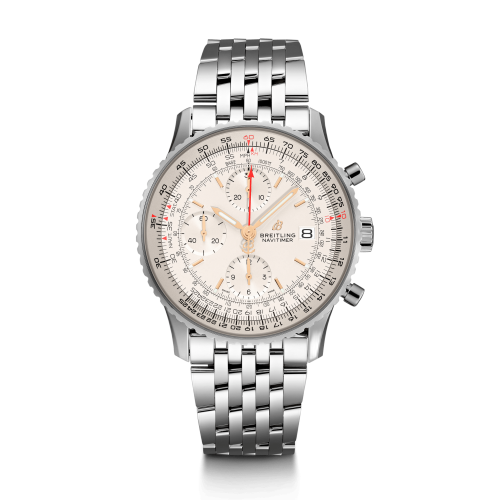 Navitimer 1 Chronograph 41 Stainless Steel / Silver / Bracelet