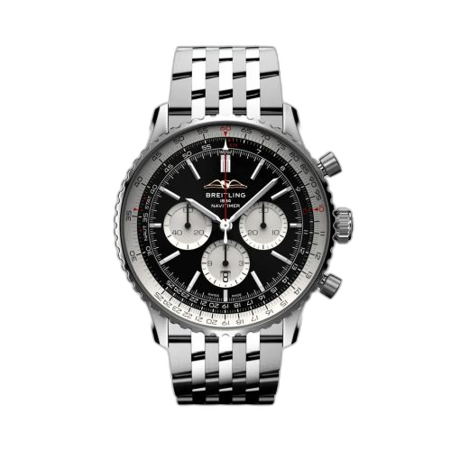Navitimer B01 Chronograph 46 Stainless Steel / Black / Bracelet