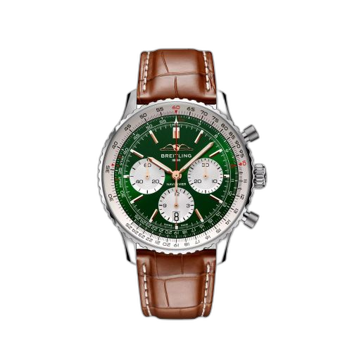 Navitimer B01 Chronograph 43 Stainless Steel / Green / Spain