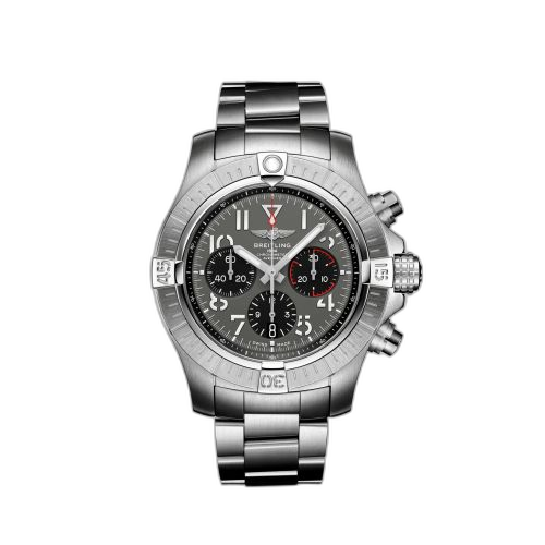 Avenger B01 Chronograph 45 Stainless Steel / Anthracite / Bracelet